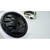 DK Tuning Skoda Ön Kaput 9cm Yeni Nesil Parlak Siyah Logo Amblem - 2