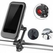 Polham Ayarlanabilir Su Geçirmez Motosiklet Bisiklet Telefon Tutucu Bisiklet Telefon Tutucu 7 inc - 7
