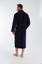NS TAÇ Nakış Şalyaka Bambu Cotton Erkek Bornozu - 5