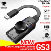 Plextone GS3 7.1 Kanal USB Mikrofon Girişli Harici Ses Kartı - 3