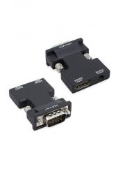 Hdmi To Vga Kablo Çevirici Dönüştürücü Adaptör Hdmı Ses Destekli (539122234) - 3