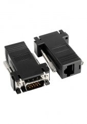 Vga Extender Rj45 To Vga Çevirici Adaptör 2 Adet - 1