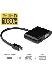 Mini Displayport To Vga 1080p Hdmı 4k 30hz Tjunderbolt 2 Çevirici Kablo Macbook Air/pro - 2