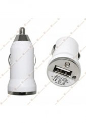 Araba Oto Çakmaklık Usb Araç Şarj Cihazı 5V 1A  Mp3 Beyaz (533633036) - 4