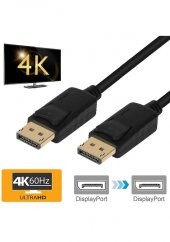 Displayport To Displayport Kablosu Display Port Dp Bağlantı 1.8M - 3