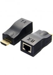 30m Hdmi Rj45 Dönüştürücü Kayıpsız Tek Kablo 4kx2k 1080p Hdcp Cat5e/cat6 Hdmi Extender - 1