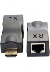 30m Hdmi Rj45 Dönüştürücü Kayıpsız Tek Kablo 4kx2k 1080p Hdcp Cat5e/cat6 Hdmi Extender - 2