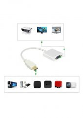 Hdmi To Vga Kablo Çevirici Dönüştürücü Görüntü Altın Uçlu Full HD - 3