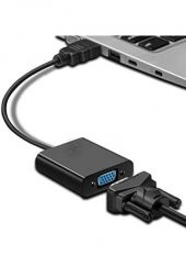 Hdmi To Vga Kablo Çevirici Siyah - 2