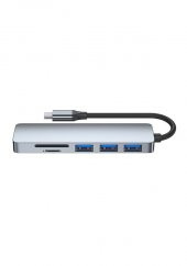 Usb Type C To 4k 30hz Hdmi Kablosu Sd Tf Kart Okuyucu Usb 3 0 Çoklayıcı Hub Çevirici Kablo - 4