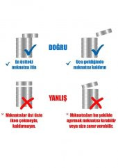 50 Adet 4x5mm Yuvarlak Güçlü Neodyum Mıknatıs - Neodim Magnet Çap 5mm , Kalınlık 1mm - 2
