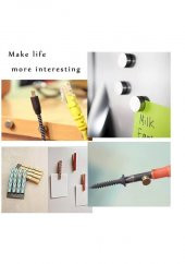 25 Adet 5x8mm Yuvarlak Güçlü Neodyum Mıknatıs - Neodim Magnet Çap 5mm , Kalınlık 8mm thumbnail 3