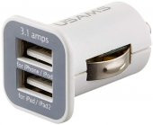 Kuvars Araba Oto Çakmak Çakmaklık Usb Araç Şarj Aleti Cep Telefonu Taablet Hızlı Şarj Aleti - 1