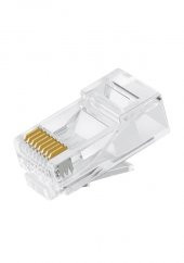 Rj45 Cat6 Altın Uçlu Jack Konnektör 50 Adet - 2