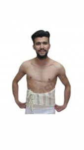 Bora Örme Yün Dolama Kuşak Bel Ağrısı Saçaklı Kuşak thumbnail 1