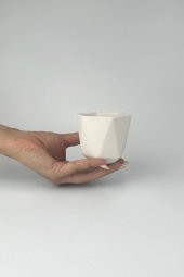 Prizma Kahve Fincanı Alçı Kalıp - 3