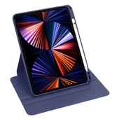 Zore Apple ile uyumlu iPad 10.2 (8.Nesil) Kılıf Termik Kalem Bölmeli Dönebilen Standlı Kılıf - 4