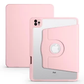Zore Apple ile uyumlu iPad Air 10.9 2020 (4.Nesil) Kılıf Termik Kalem Bölmeli Dönebilen Standlı Kılıf - 12