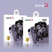Zore Apple ile uyumlu iPhone 11 Pro Max CL-11 Safir Parmak İzi Bırakmayan Anti-Reflective Kamera Lens Koruyucu - 3