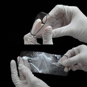 Zore Apple ile uyumlu iPhone 12 Hizalama Aparatlı Hadid Glass Cam Ekran Koruyucu thumbnail 4