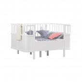 Setay MDF Beşik, Siesta Büyüyen Beşik 90x130 - Siesta Karyola 90x190 -Beyaz - 2