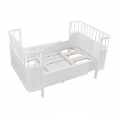 Setay MDF Beşik, Siesta Büyüyen Beşik 90x130 - Siesta Karyola 90x190 -Beyaz - 4