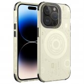 Apple iPhone 14 Pro Kılıf Wireless Şarj Özellikli Desenli Hot Kapak - 1