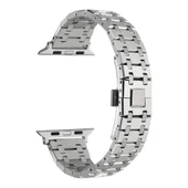 Zore Apple ile uyumlu Watch 44mm KRD-83 Metal Kordon - 5