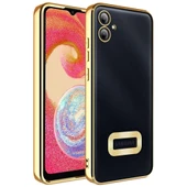 Zore Galaxy ile uyumlu A04E Kılıf Kamera Korumalı Logo Gösteren Omega Kapak - 7