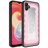 Zore Galaxy ile uyumlu A04E Kılıf Aynalı Desenli Kamera Korumalı Parlak Mirror Kapak - 9