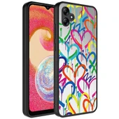 Zore Galaxy ile uyumlu A04E Kılıf Aynalı Desenli Kamera Korumalı Parlak Mirror Kapak - 4