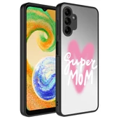 Zore Galaxy ile uyumlu A04S Kılıf Aynalı Desenli Kamera Korumalı Parlak Mirror Kapak - 1