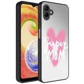 Zore Galaxy ile uyumlu A04 Kılıf Aynalı Desenli Kamera Korumalı Parlak Mirror Kapak - 3
