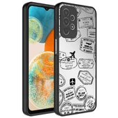 Zore Galaxy ile uyumlu A53 5G Kılıf Aynalı Desenli Kamera Korumalı Parlak Mirror Kapak - 7