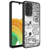 Zore Galaxy ile uyumlu A52 Kılıf Aynalı Desenli Kamera Korumalı Parlak Mirror Kapak - 7