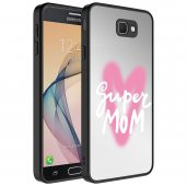 Galaxy J7 Prime Kılıf Aynalı Desenli Kamera Korumalı Parlak Mirror Kapak - 1