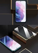 Zore Galaxy ile uyumlu S23 Ultra Full Glue Kind Dias Cam Ekran Koruyucu - 6