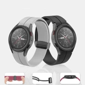 Zore Galaxy ile uyumlu Watch 4 44mm KRD-84 Silikon Kordon - 9