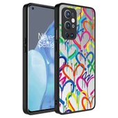 Zore One Plus ile uyumlu 9 Pro Kılıf Aynalı Desenli Kamera Korumalı Parlak Mirror Kapak - 4