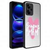 Xiaomi Redmi Note 12 5G Kılıf Aynalı Desenli Kamera Korumalı Parlak Mirror Kapak - 1