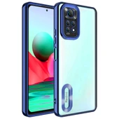 Zore Xiaomi ile uyumlu Redmi Note 11S Global Kılıf Kamera Korumalı Logo Gösteren Omega Kapak - 9