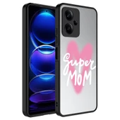 Zore Xiaomi ile uyumlu Redmi Note 12 5G Kılıf Aynalı Desenli Kamera Korumalı Parlak Mirror Kapak - 3