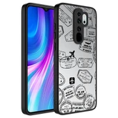 Zore Xiaomi ile uyumlu Redmi Note 8 Pro Kılıf Aynalı Desenli Kamera Korumalı Parlak Mirror Kapak - 7