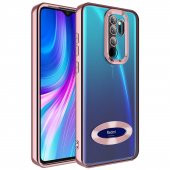 Xiaomi Redmi Note 8 Pro Kılıf Kamera Korumalı Logo Gösteren Omega Kapak - 1