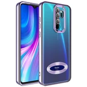 Zore Xiaomi ile uyumlu Redmi Note 8 Pro Kılıf Kamera Korumalı Logo Gösteren Omega Kapak - 6