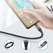 Zore QG02 Type-C to Type-C PD3.1 Data Kablosu 240W 480Mbps 0.5 Metre thumbnail 8