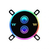 THERMALTAKE  pacific c240 ddc argb 2x120mm fanli, hard tube, custom sivi sogutma kiti am4, lga2066 thumbnail 2