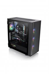THERMALTAKE  h570 tg 750w 80+ argb 3x120mm fan mesh ön panel, tempered glass pencereli oyuncu kasasi thumbnail 4