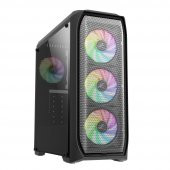 Zalman  n5 mf 700w atx 4xrgb fan midt kasa - 2