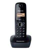 PANASONIC KX-TG1611 50 Rehber 10 Tekrar Arama Caller id Arkadan Aydınlatmalı Siyah - 1